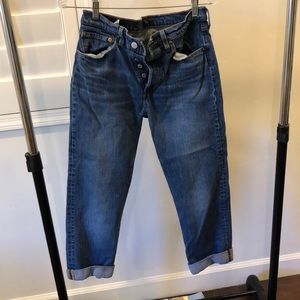 high rise 501 levi’s!!